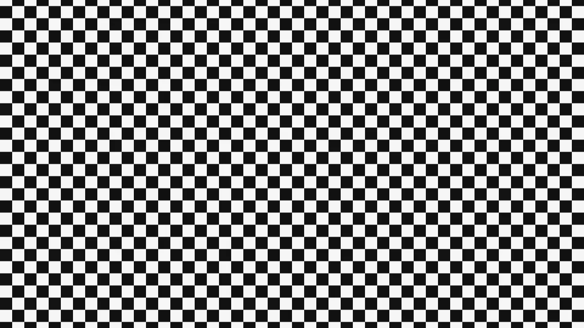 Checkerboard Pattern Generator example, made on a blank canvas