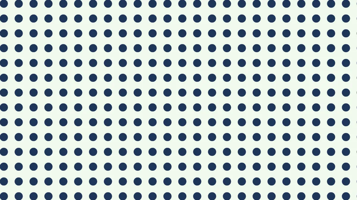 Polka Dot Pattern Maker example, made on a blank canvas